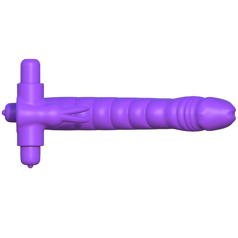 FANTASY C-RINGZ - SILICONEN DUBBELE VIBRATOR KONIJN