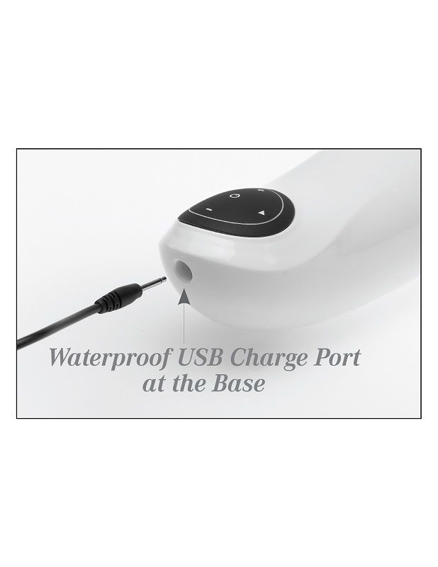 EXTREME TOYZ - PDX MEGA BATOR USB MASTURBATEUR HOMME VAGIN BLANC