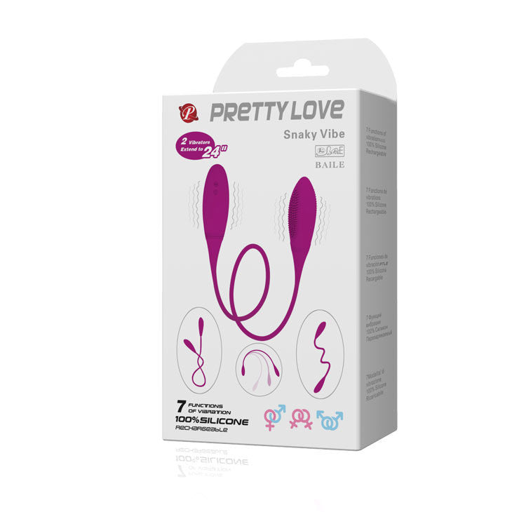 PRETTY LOVE - VIBRATEUR SNAKY DELUXE 7V