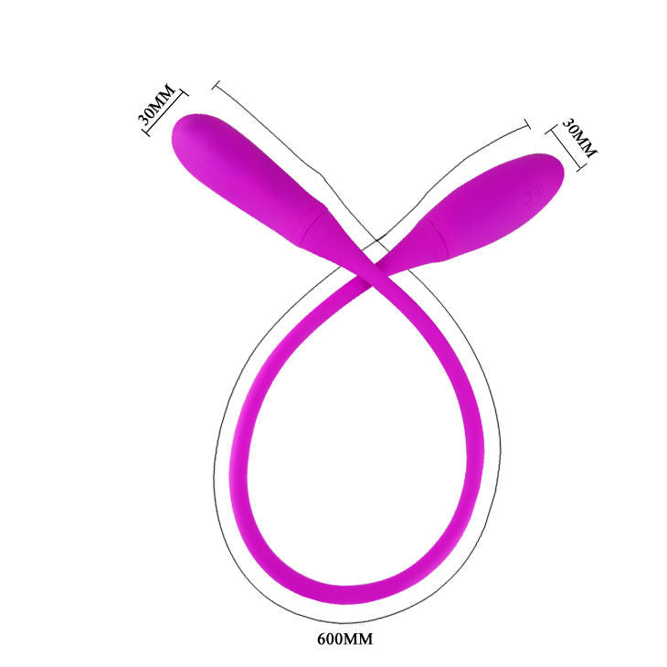 PRETTY LOVE - SMART - SNAKY VIBE VIBRATOR 7V + 3 TICKLING 