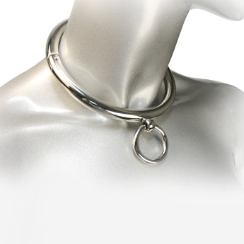 METAL HARD - BDSM KETTING MET RING 18CM