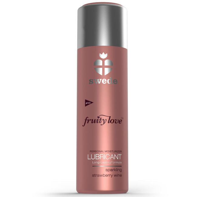 SWEDE - FRUITY LOVE GLIJMIDDEL AARDBEI MOUsserende WIJN 100 ML