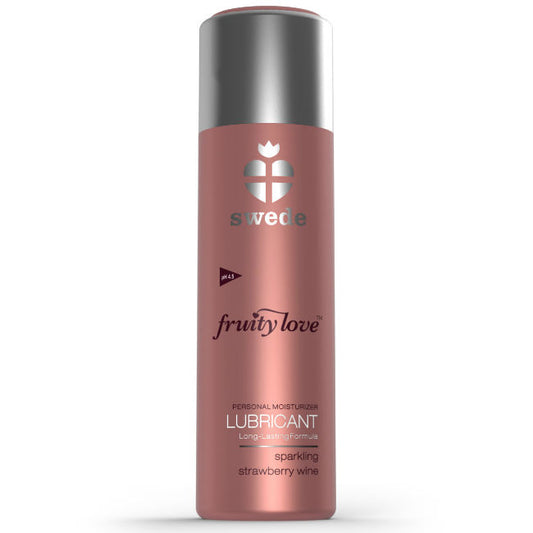 SUÈDE - FRUITY LOVE LUBRIFIANT FRAISE VIN MOUSSEUX 50 ML