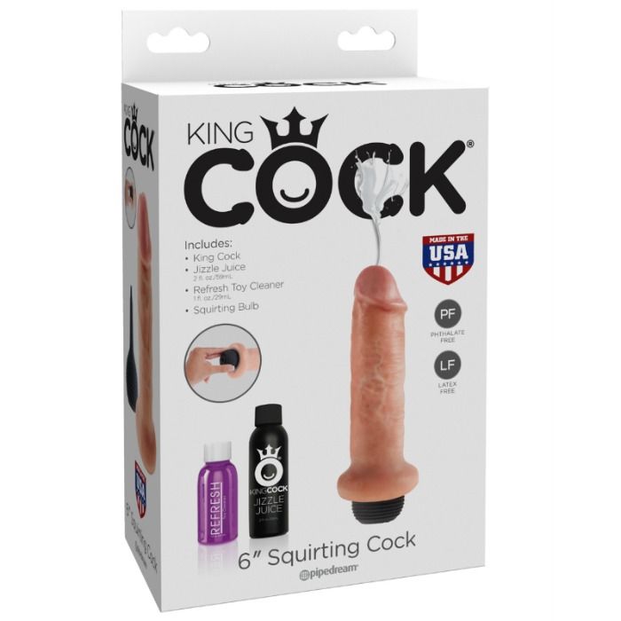 KING COCK - BITE ÉJACULAIRE DE 15,24 CM