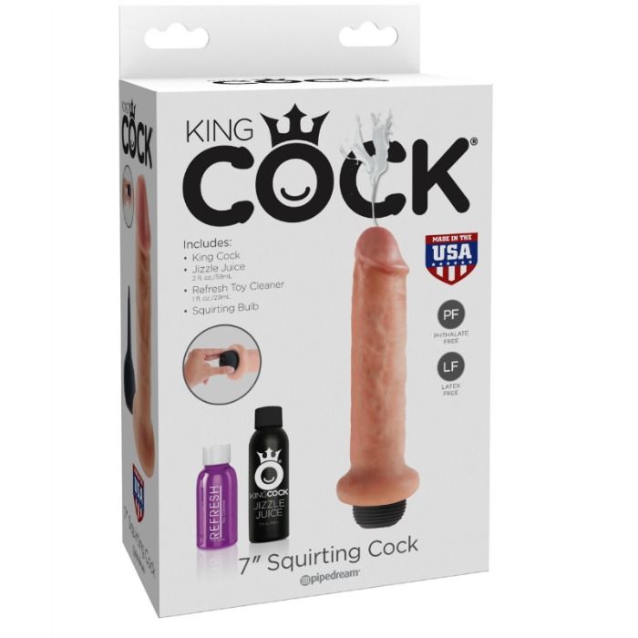KING COCK - BITE ÉJACULAIRE DE 17,8 CM