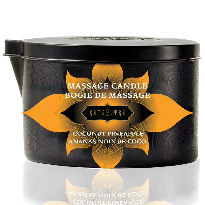 KAMASUTRA - BOUGIE DE MASSAGE NOIX DE COCO-ANANAS 170GR