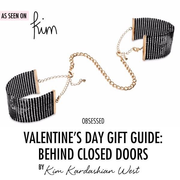 BIJOUX - MENOTTES DÉSIR MÉTALLIQUE EN TISSU MÉTAL NOIR