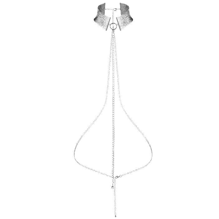 BIJOUX - DÉSIR MÉTALLIQUE ZILVEREN METALLIC KETTING