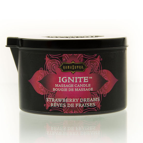 KAMASUTRA - BOUGIE DE MASSAGE RÊVES DE FRAISE 170 GR