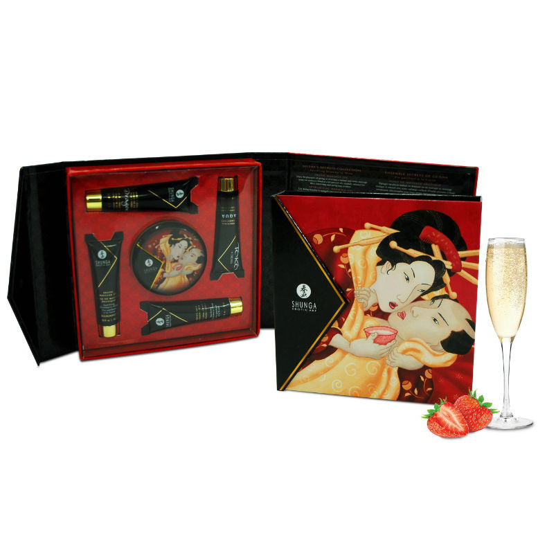 SHUNGA - GEHEIME GEISHA AARDBEI EN CAVA KIT