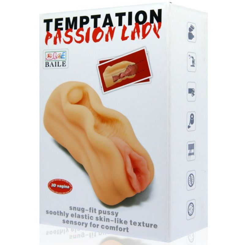 BAILE - MINI MANNELIJKE MASTURBATOR VAGINALIPS DESIGN