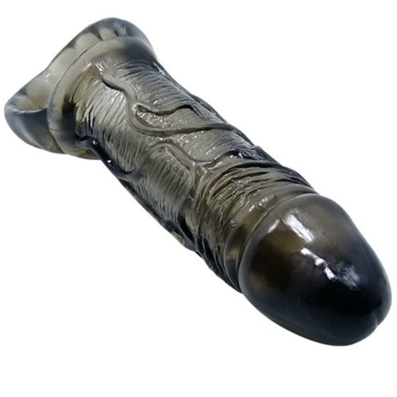 BAILE - PENISVERLENGINGSMOUWEN MET BAND VOOR TESTIKELEN 11,5 CM