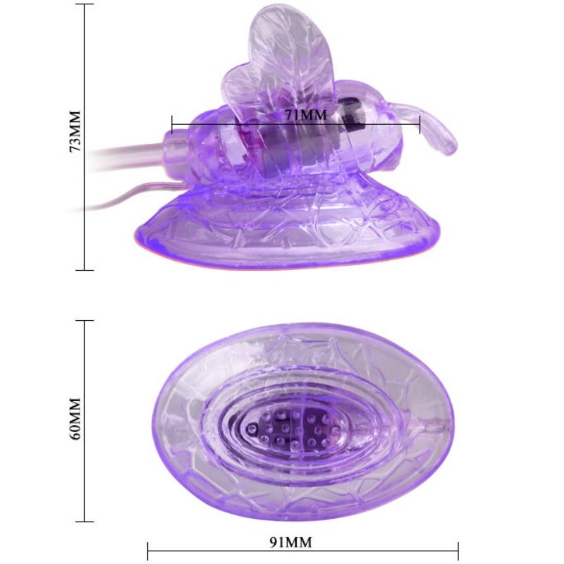 BAILE - PAARSE CLITORIS STIMULATIE VIBRERENDE VLINDER