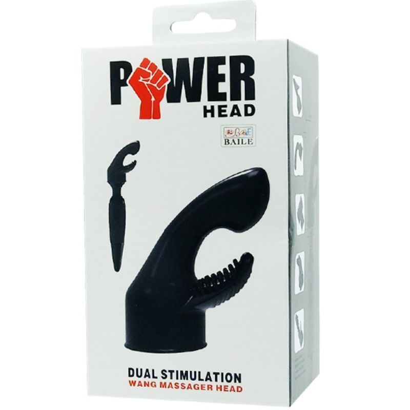 BAILE - POWER HEAD INTERCOMBINEERBARE KOP VOOR MASSAGERGIEPUNTSTIMULATIE EN CLITORIS