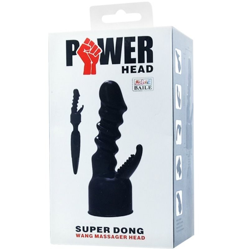 BAILE - POWER HEAD TÊTE INTERCHANGEABLE POUR STIMULATION INTERNE ET CLITORIQUE