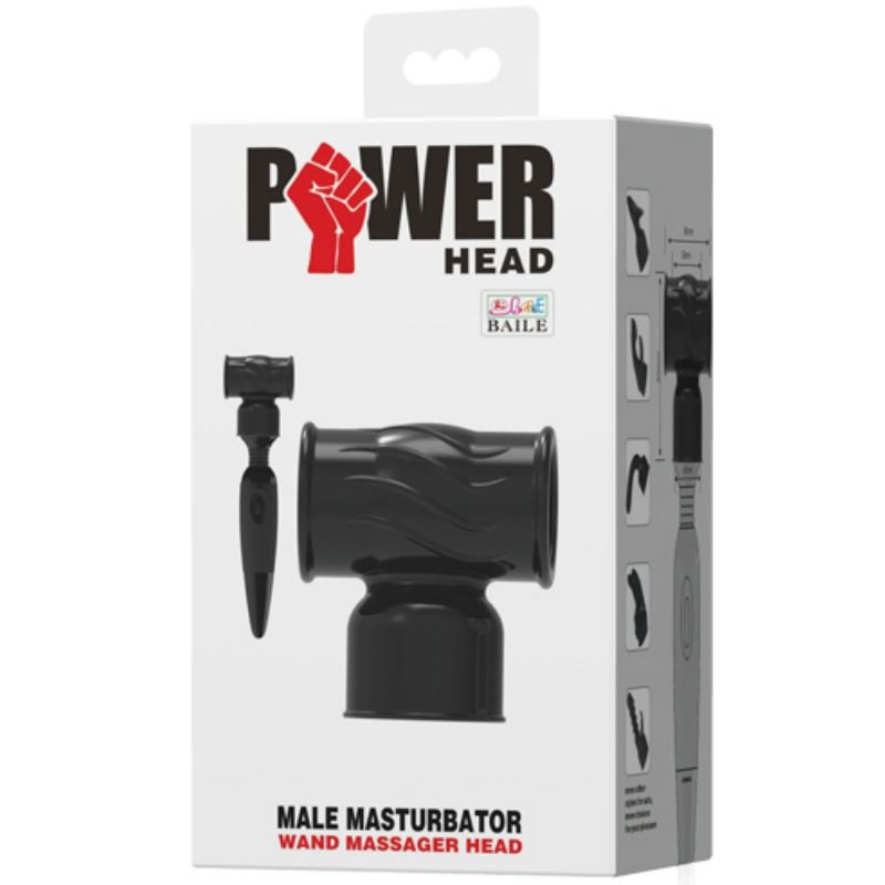 BAILE - VERWISSELBARE POWERKOP VOOR MANNELIJKE MASSAGER