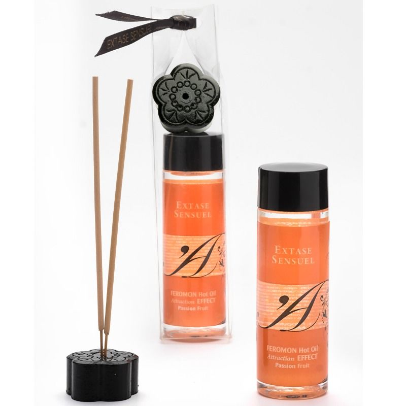 EXTASE SENSUAL - MASSAGE OIL WITH WARMING EFFECT AND PASSION FRUIT PHEROMONES 100 ML