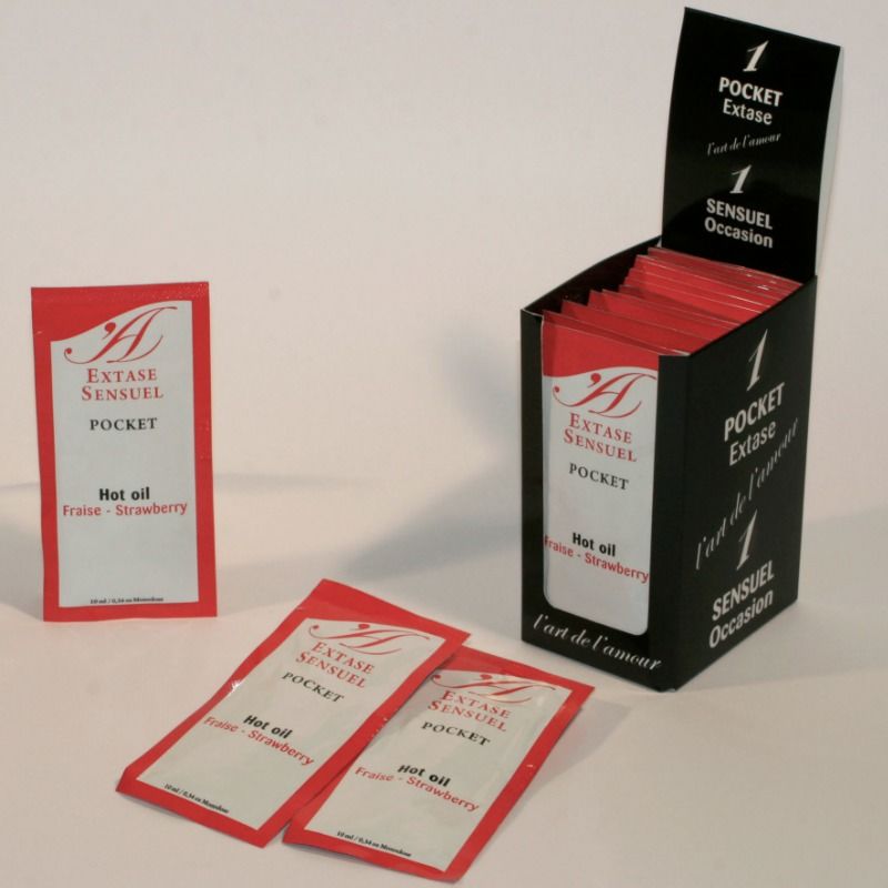 EXTASE SENSUAL - AARDBEI STIMULERENDE OLIE 10 ML