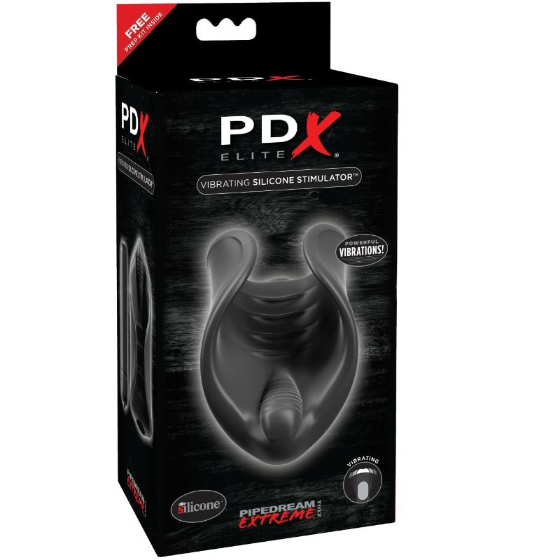PDX ELITE - VIBRERENDE SILICONEN STIMULATOR