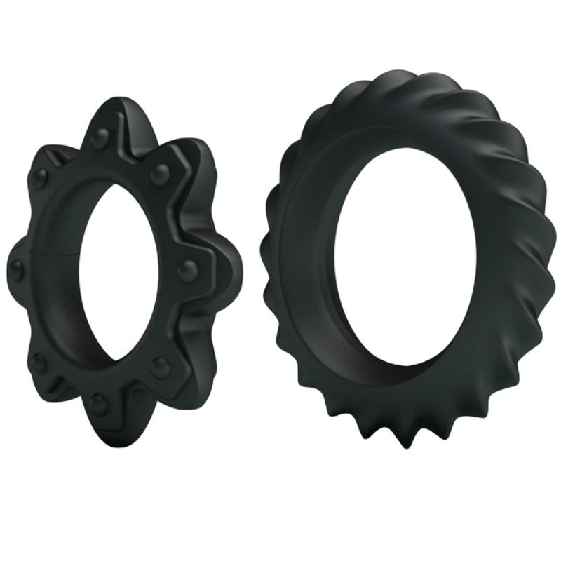BAILE - KIT 2 RING BLOEIENDE SILICONEN RINGEN