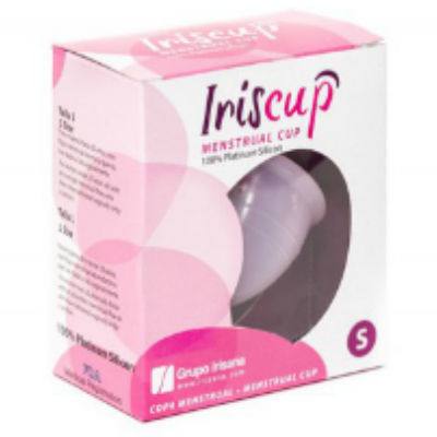 IRISCUP - PETITE COUPE MENSUELLE ROSE A + SAC DE STÉRILISATION GRATUIT