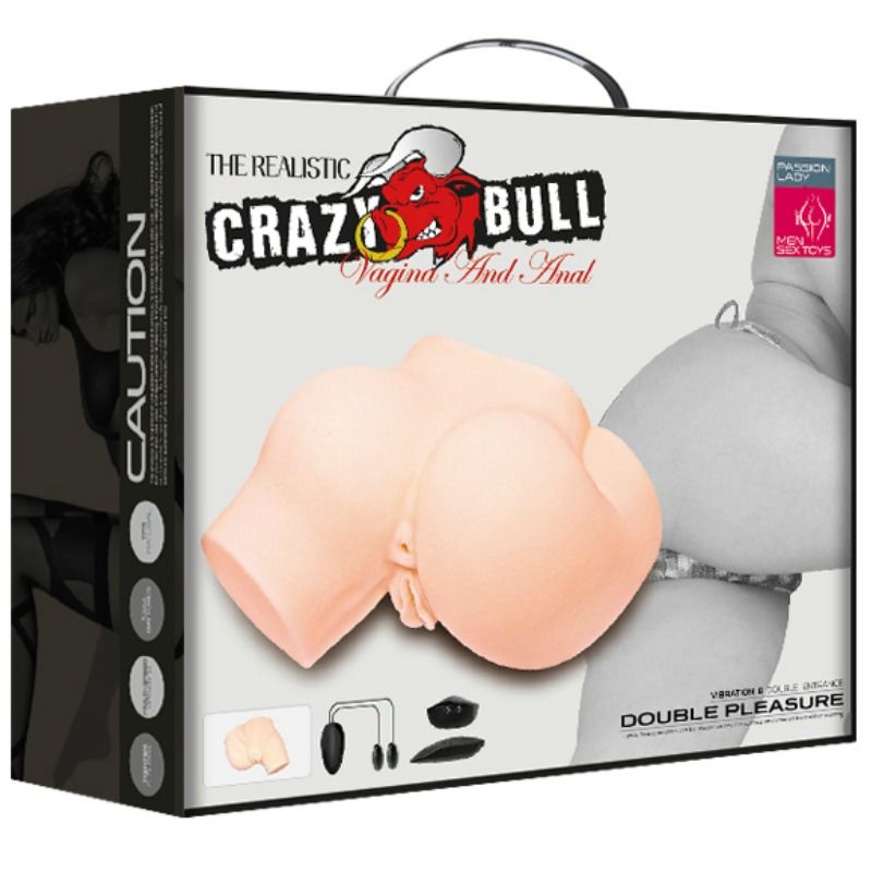 CRAZY BULL - FESSES AVEC VAGIN ET ANUS RÉALISTES ET VIBRATIONS