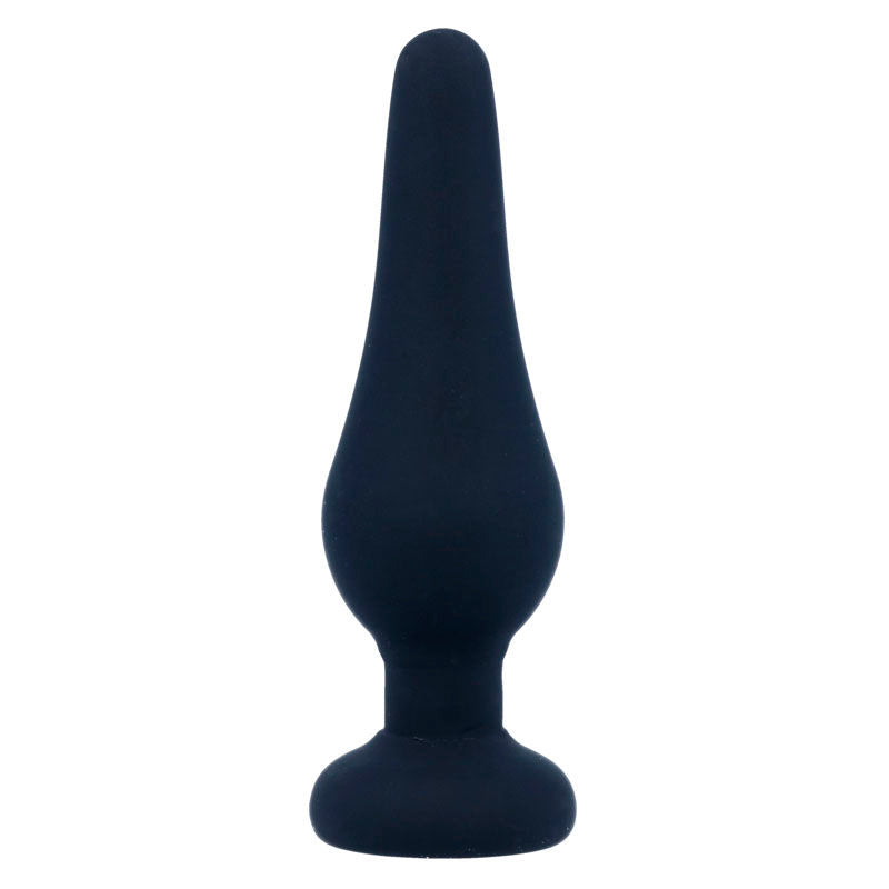 INTENSE - ANAAL PLUG PIPO S ZWART SILICONEN 9.8 CM