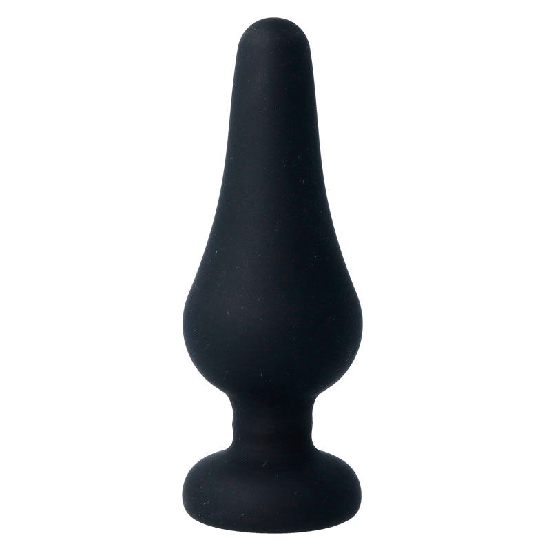 INTENSE - ANAAL PLUG PIPO L ZWART SILICONEN 13 CM