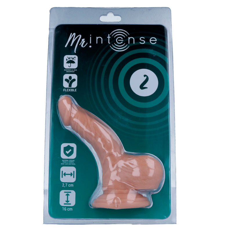 MR INTENSE - 2 PÉNIS RÉALISTES 16 CM -O- 2,7 CM