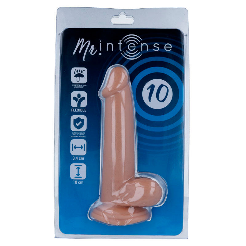 MR INTENSE - 10 PÉNIS RÉALISTES 18 CM -O- 3,4 CM