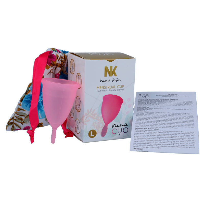 NINA KIKÍ - MENSTRUATIECUP ROZE - MAAT L