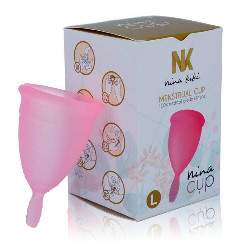 NINA KIKÍ - MENSTRUATIECUP ROZE - MAAT L