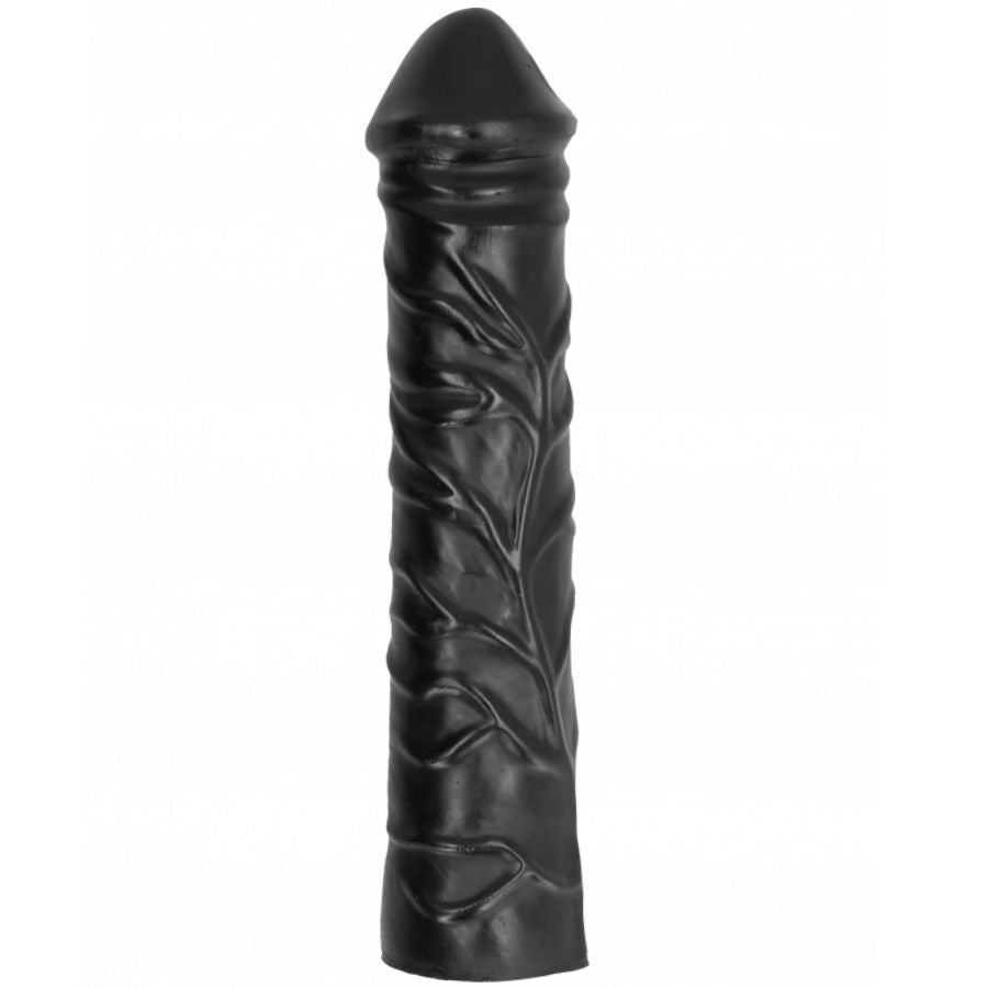 HELEMAAL ZWART - ENORME ZACHTE FISTING DILDO 32 CM