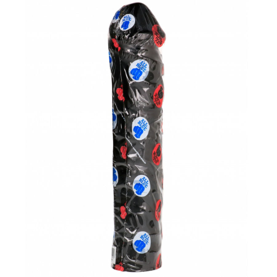 HELEMAAL ZWART - ENORME ZACHTE FISTING DILDO 32 CM