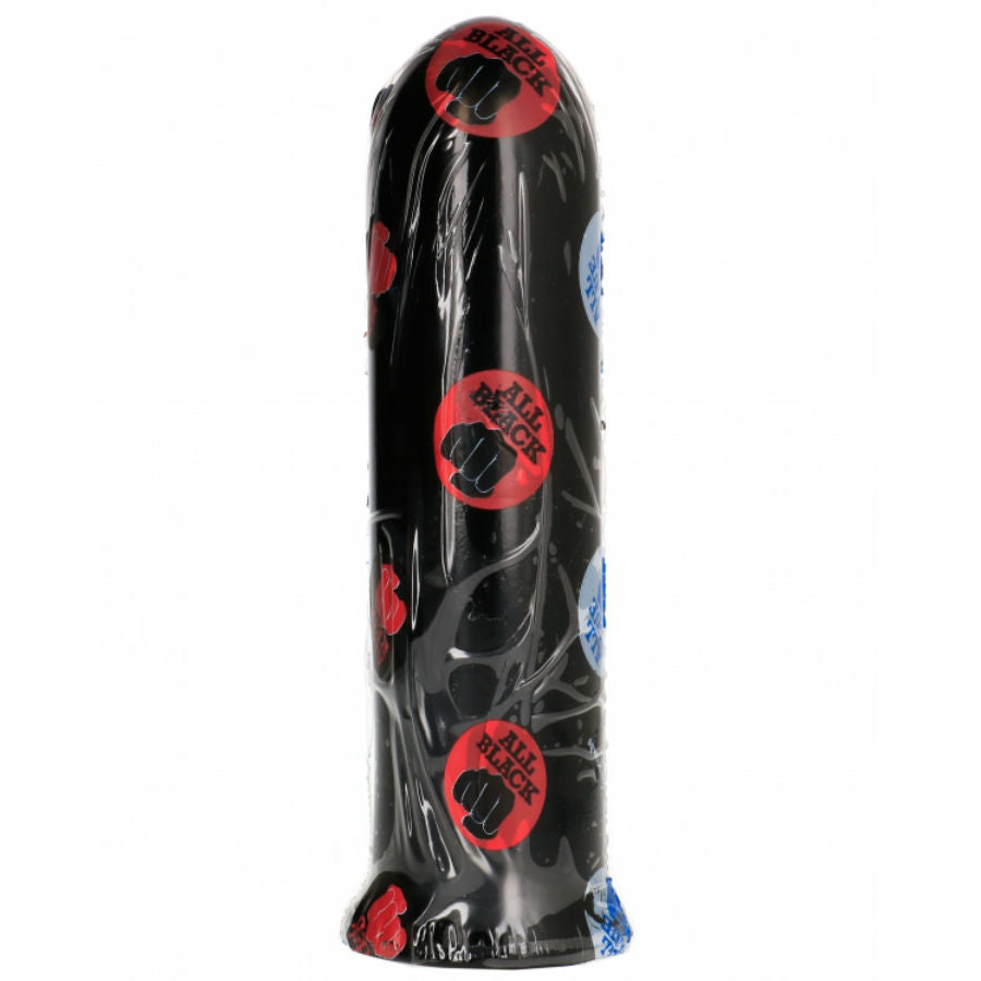 HELEMAAL ZWART - DILDO ZWART 19 CM