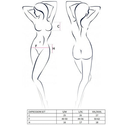 PASSION - WOMAN EXPRESSION SET GRÖSSE L/XL FETISCH