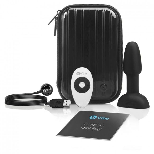 B-VIBE - PLUG ANAL RIMMING AVEC TÉLÉCOMMANDE PETITE NOIR