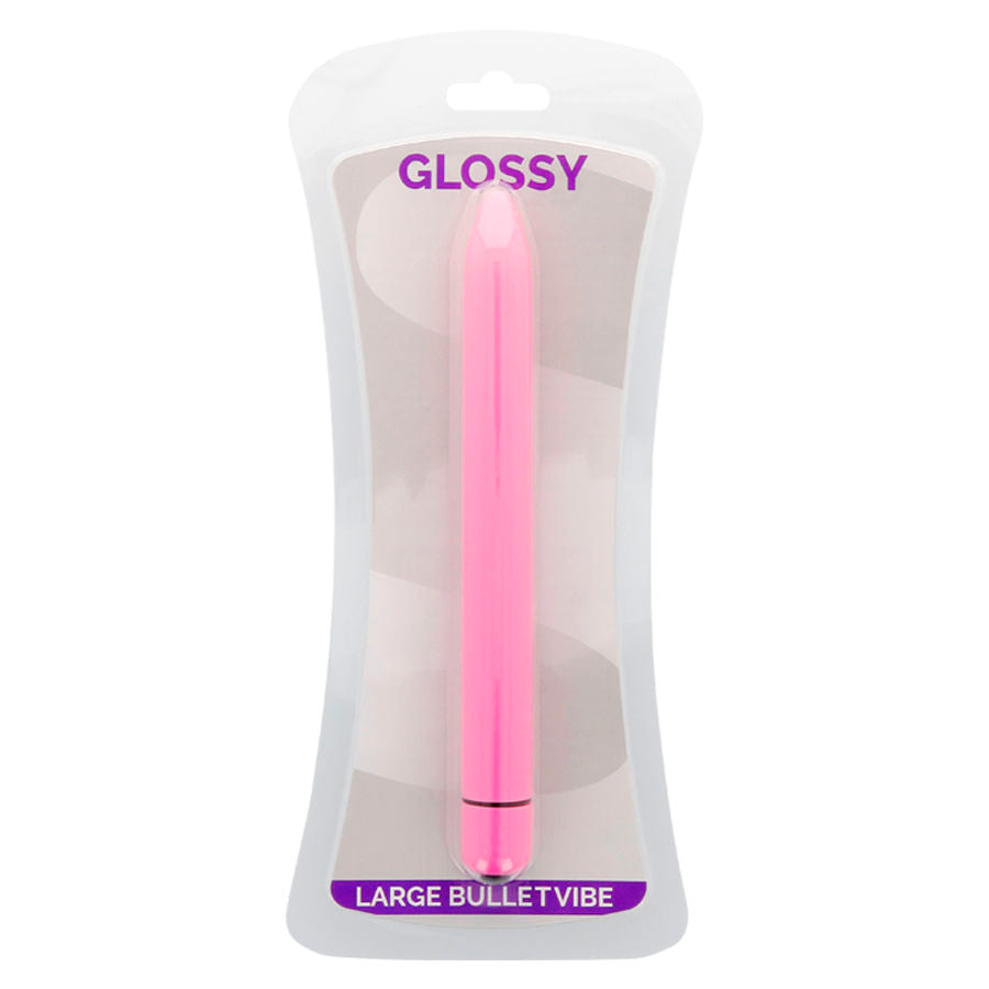 GLOSSY - VIBRATEUR FIN DEEP ROSE