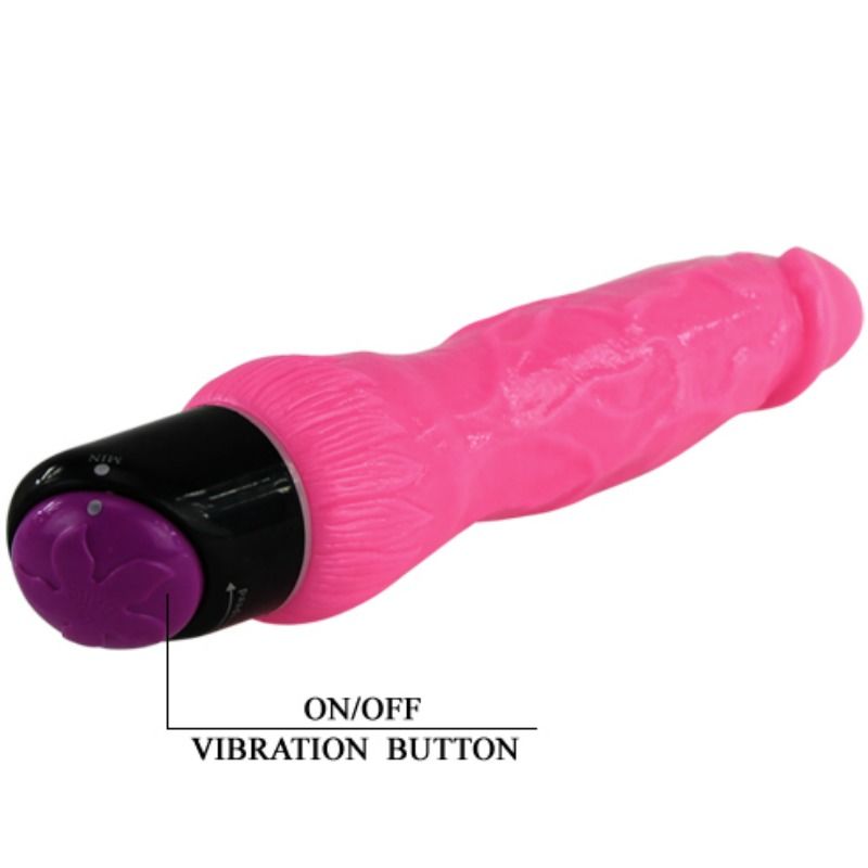BAILE - VIBRATEUR RÉALISTE COLORÉ SEXUEL ROSE 24 CM