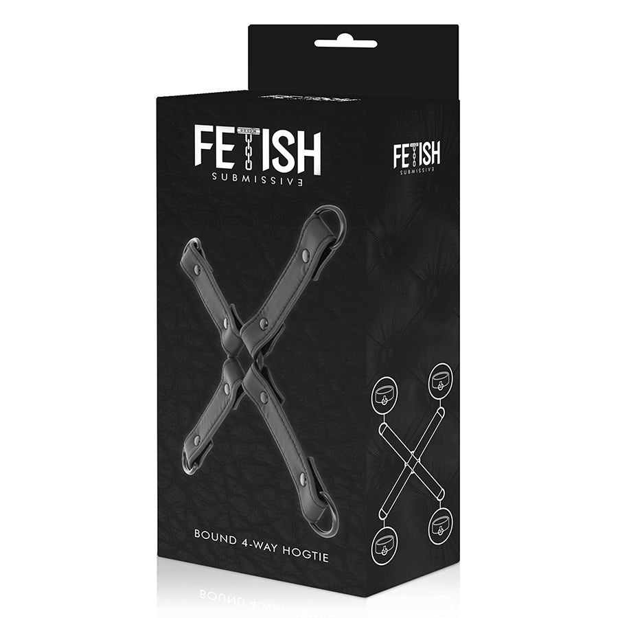 FETISH SUBMISSIVE - VEGAN LEATHER HANDCUFF CONNECTOR