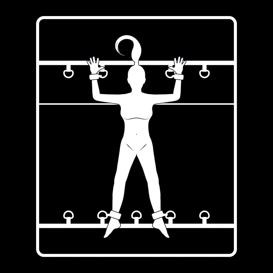 FETISH SUBMISSIVE - ENSEMBLE DE LIT DE LUXE AVEC DOUBLURE EN NOPRÈNE