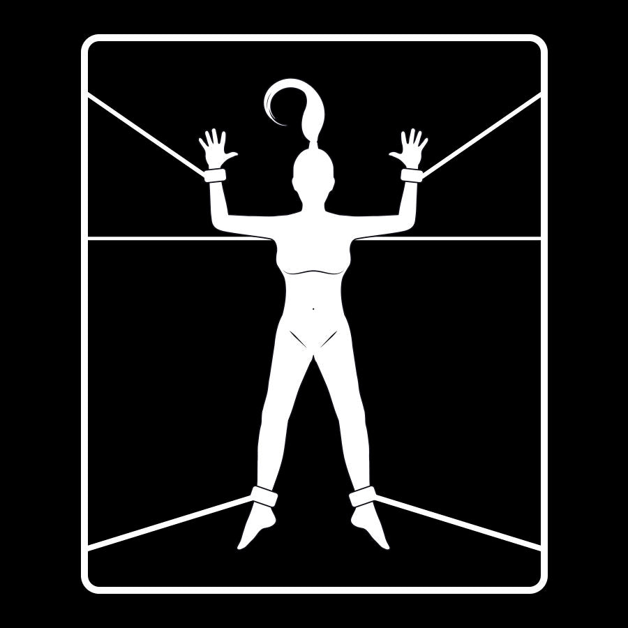 FETISH SUBMISSIVE - SET HANDBOEIEN EN DASSEN MET NOPREEN VOERING