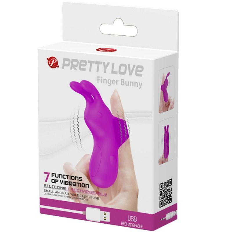 PRETTY LOVE - SLIMME OPLAADBARE VINGERHOED MET KONIJN