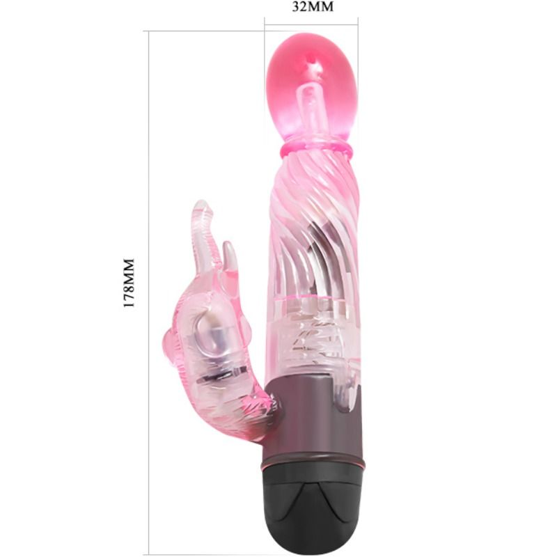 BAILE - GEEF JE EEN SOORT LIEFDE VIBRATOR MET ROZE KONIJN 10 MODI