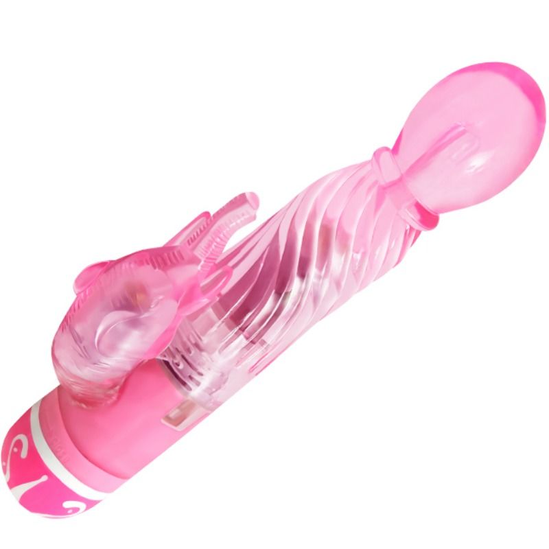 BAILE - VIBRATEUR MULTI-VITESSES AVEC STIMULATEUR ROSE