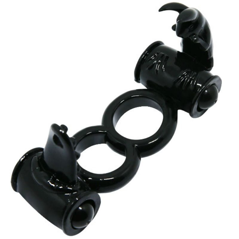 BAILE - SWEET RING DOUBLE RING WITH DOUBLE HARES