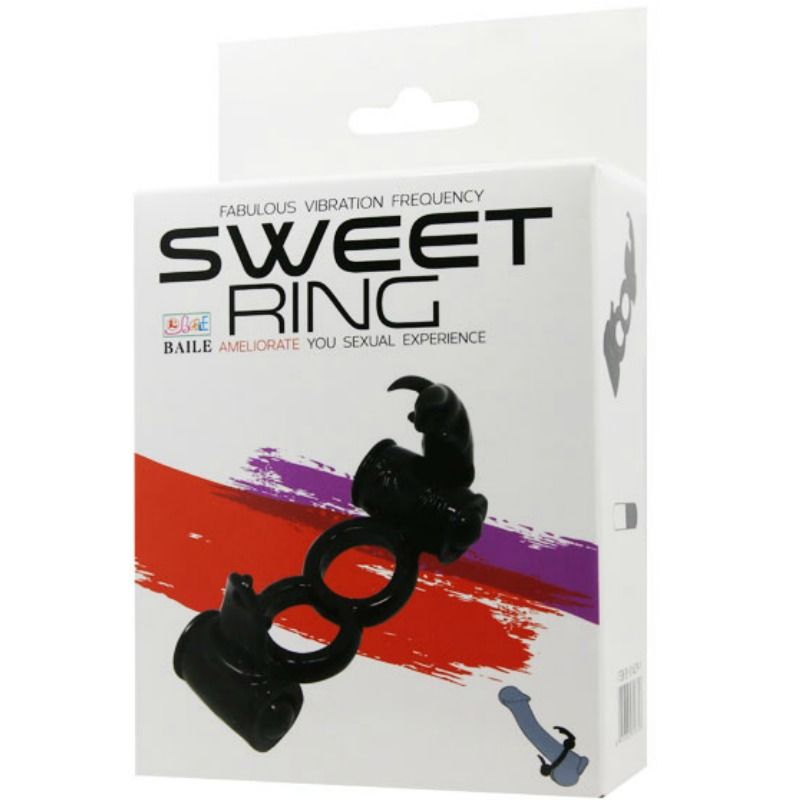 BAILE - SWEET RING DOUBLE RING WITH DOUBLE HARES
