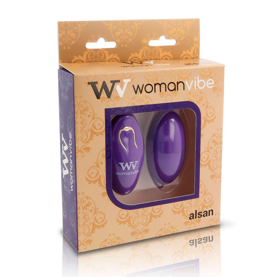 WOMANVIBE - ALSAN EGG REMOTE CONTROL SILICONE PURPLE