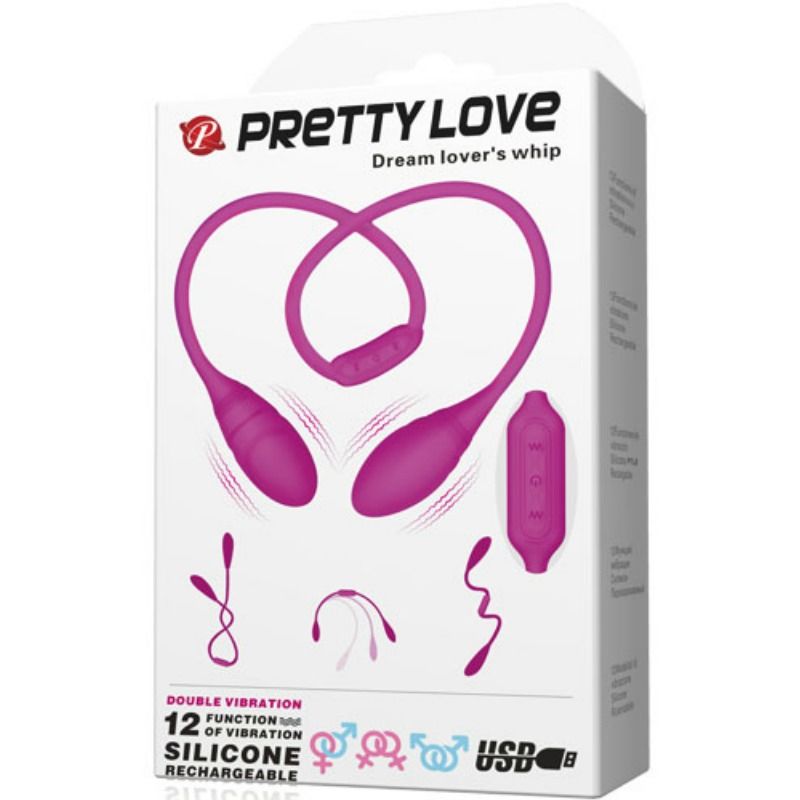 PRETTY LOVE - Fouet stimulateur UNISEXE pour les amoureux des rêves
