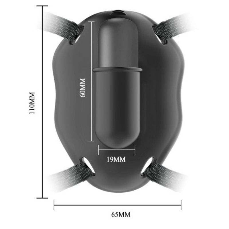 PRETTY LOVE - STRAP-ON AVEC BULLET VIBRANT CARTER